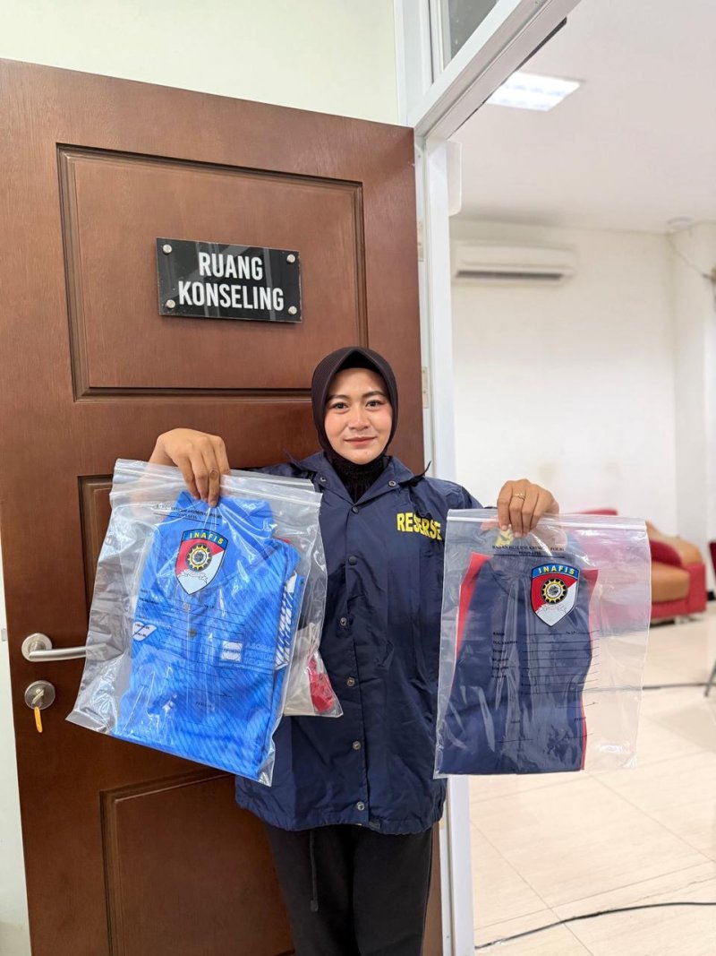 Satreskrim Polres Gresik amankan tersangka beserta barang buktinya