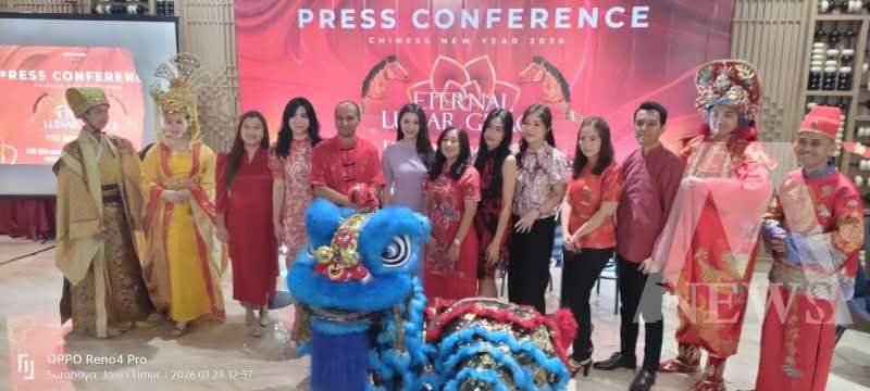 Mercure Surabaya Grand Mirama hadirkan perayaan Imlek 2026 tahun kuda api