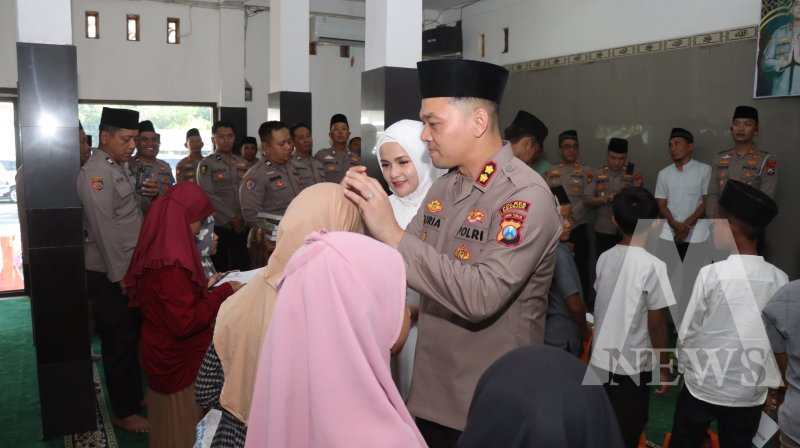 Kapolres Nganjuk AKBP Suria Miftah Irawan Peringati Isra' Mi’raj