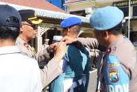 Kabag Ops Polres Pelabuhan Tanjung Perak Kompol Dwi Basuki Nugroho pimpin Apel Operasi Keselamatan Semeru