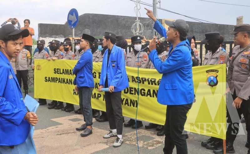 Polres Probolinggo terjunkan personil pengamanan unras PC PMII