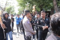 Polres Lamongan beri pengamanan Unras PC PMII