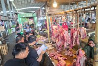 Satgas Pangan Polres Gresik sidak pasar tradisional