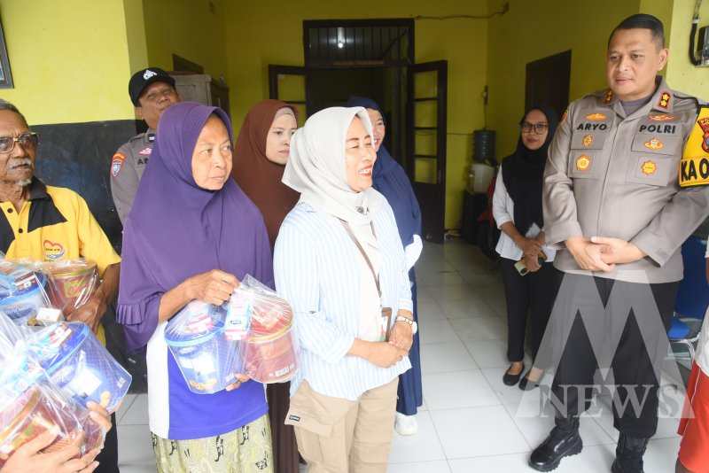 Kapolres Bondowoso AKBP Aryo Dwi Wibowo kunjungi panti jompo