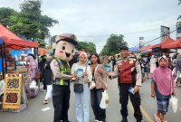 Satlantas Polres Situbondo sapa masyarakat di CFD