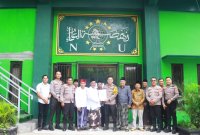 Kapolres Nganjuk AKBP Suria Miftah Irawan silaturahmi ke PCNU
