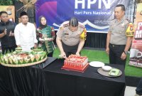 Kapolres Bondowoso AKBP Dr. Aryo Dwi Wibowo peringati HPN 