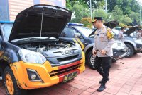 Kapolres Gresik AKBP Ramadhan Nasution cek randis