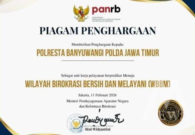 Penghargaan Zona Integritas