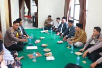 Kapolres Nganjuk AKBP Suria Miftah Irawan silaturahmi ke ketua MUI