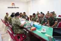 Entry Meeting Audit Kinerja di Korem 084/BJ