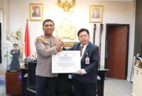 Kapolresta Sidoarjo Kombespol Christian Tobing Raih Presisi Award