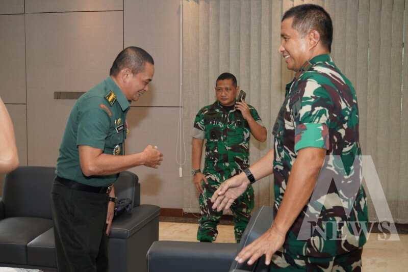 Danrem 084/BJ Brigjen TNI Danny Alkadrie terima kunjungan tim verifikasi
