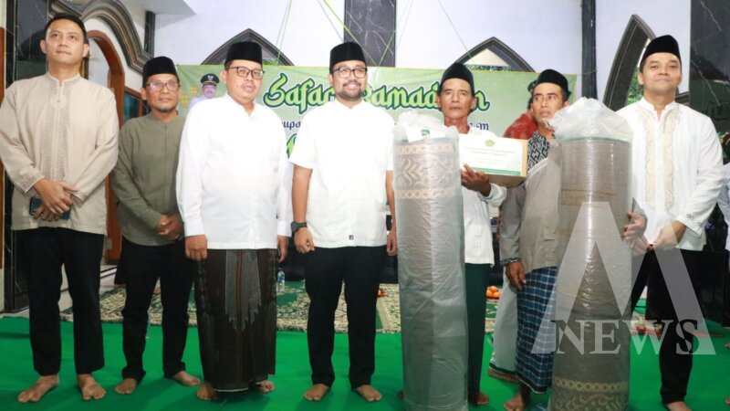 Kapolres Nganjuk AKBP Suria Miftah Irawan hadiri Safari Ramadhan