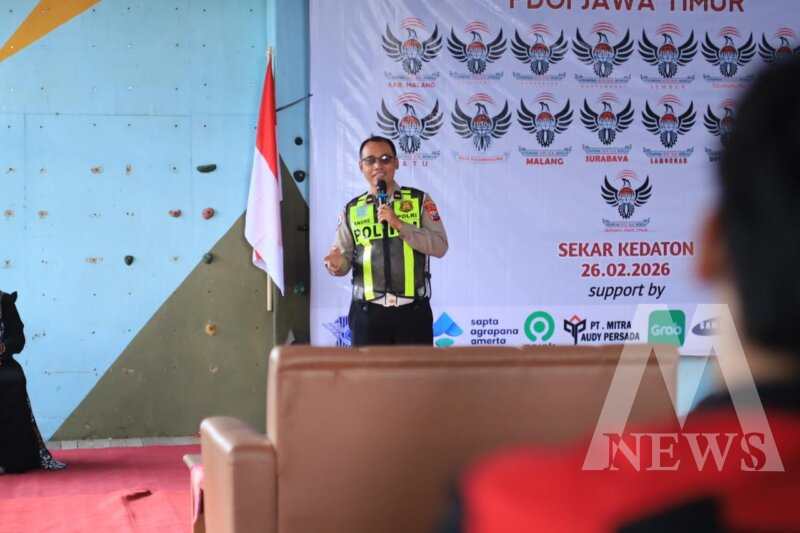 Kanit Kamsel Satlantas Polres Gresik Ipda Andreas Dwi A
