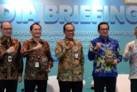 Kanwil DJPb Jatim Saiful Islam saat hadiri media briefing di kantor BI
