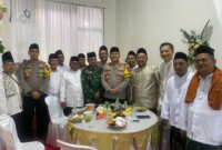 Kapolres Gresik AKBP Ramadhan Nasution bersama Forkopimda
