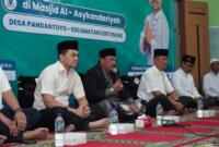 Kapolres Nganjuk AKBP Suria Miftah Irawan saat Safari Ramadhan