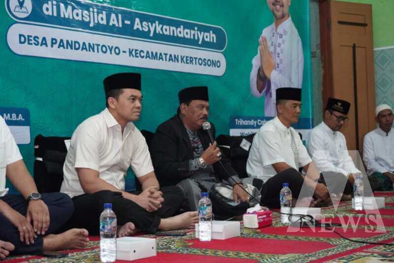 Kapolres Nganjuk AKBP Suria Miftah Irawan saat Safari Ramadhan