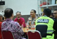 Kapolres Gresik AKBP Ramadhan Nasution cek pengamanan di Klenteng Kim Hin Kiong