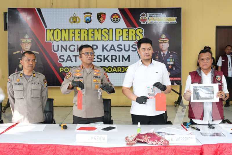 Kapolresta Sidoarjo Kombespol Christian Tobing ungkap Curat