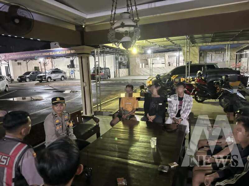 Pamapta Polres Mojokerto Kota amankan remaja lakukan tawuran