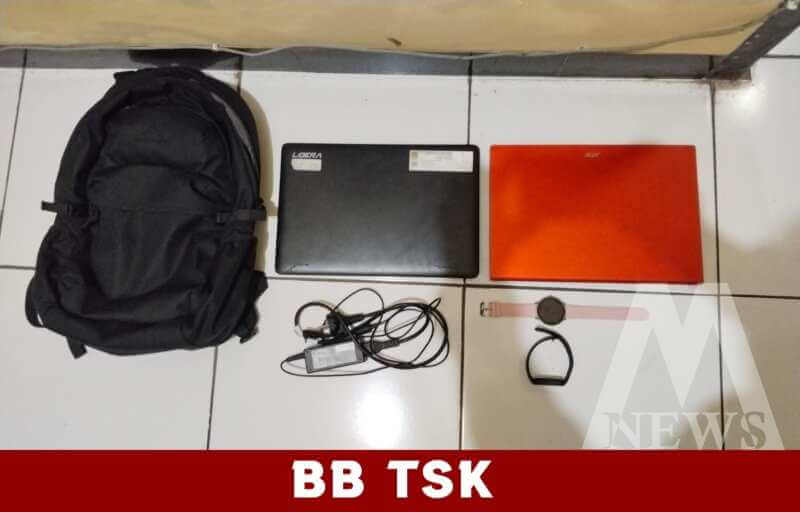 Polisi tangkap tersangka beserta barang buktinya