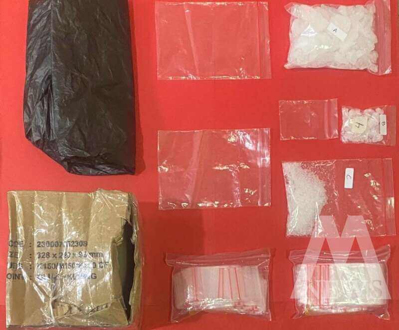 Polres Mojokerto tangkap tersangka pengedar Sabu beserta barang buktinya