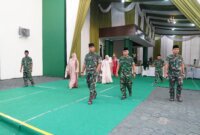 Danrem 084/Bhaskara Jaya Brigjen TNI Danny Alkadrie saat Safari Ramadhan di Kodim 0817/Gresik