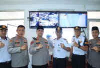 Kapolres Gresik AKBP Ramadhan Nasution Cek Pos Pam pelabuhan Gresik