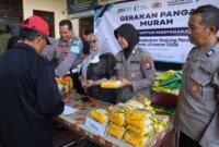 Polres Tanjung Perak Gelar Gerakan Pangan Murah