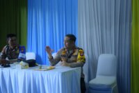 Kapolres Gresik AKBP Ramadhan Nasution cek pos pelayanan