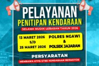 Polres Ngawi layanai penitipan kendaraan gratis