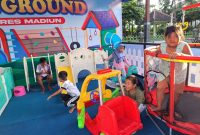 Polres Madiun sediakan fasilitas playground untuk pemudik