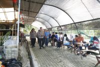 Kapolres Mojokerto Kota AKBP Herdiawan Arifianto tinjau tempat wisata Bukit Kayoe Putih