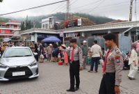 Polres Magetan patroli pengamanan tempat wisata