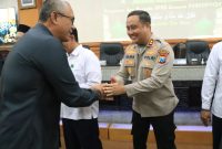 Kapolres Gresik AKBP Ramadhan Nasution hadiri Halal Bihalal