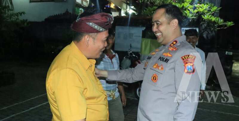 Kapolres Gresik AKBP Ramadhan Nasution Silaturahmi ke Pura Kerta Bumi