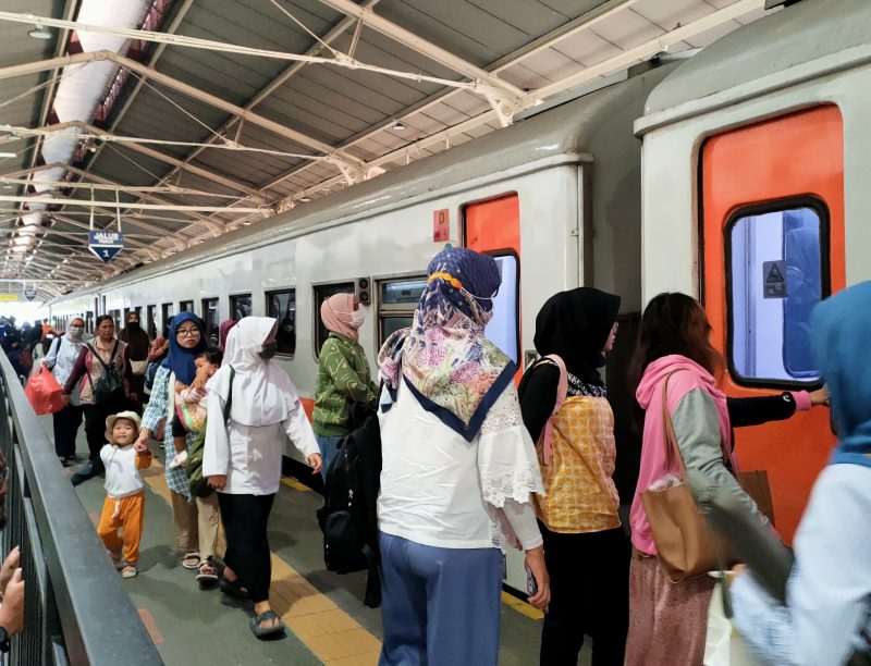 Arus balik angkutan lebaran