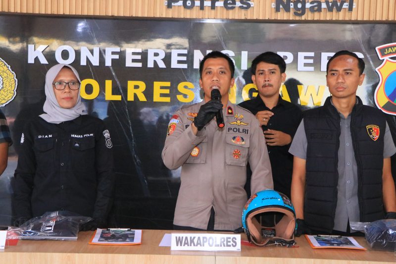 Wakapolres Ngawi Kompol Rizki Santoso ungkap kasus pengeroyokan