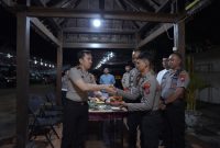 Kapolres Bojonegoro AKBP Afrian Satya Permadi saat peringati HUT Korps Sabhara