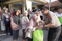 Kapolres Mojokerto Kota AKBP Herdiawan Arifianto saat Silaturahmi Sabuk Kamtibmas