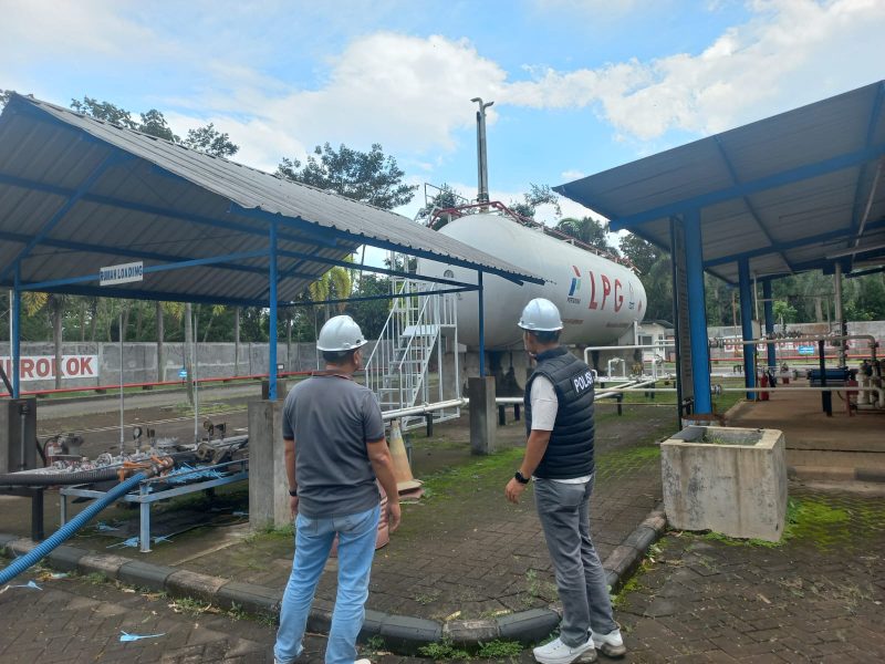 Polres Bondowoso sidak pangkalan LPG