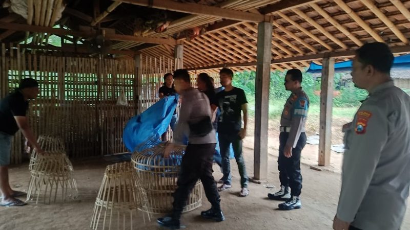 Polres Ponorogo bubarkan judi sabung ayam