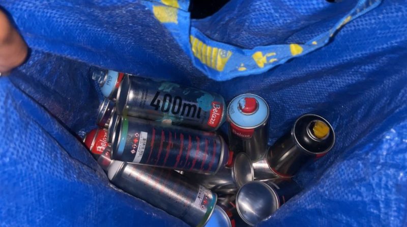 Polrestabes Surabaya amankan pelaku Vandalisme beserta barang buktinya
