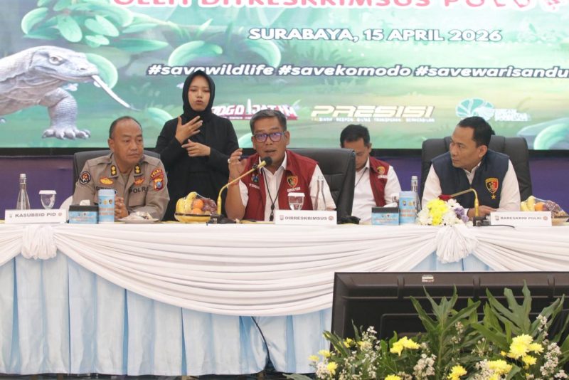 Polda Jatim ungkap jaringan perdagangan satwa dilindungi