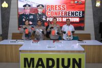 Polres Madiun amankan tersangka bersama barang buktinya
