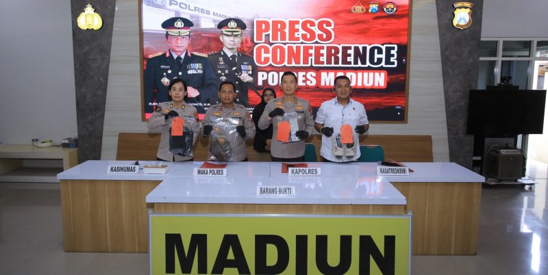 Polres Madiun amankan tersangka bersama barang buktinya