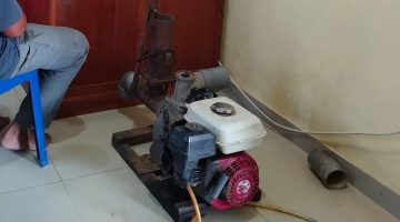 Polsek Kartoharjo tangkap tersangka pencuri pompa air sawah bersama barang buktinya