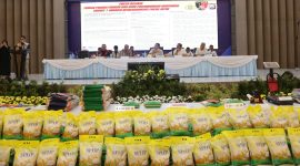 Polda Jatim bongkar kasus peredaran beras SPHP oplosan